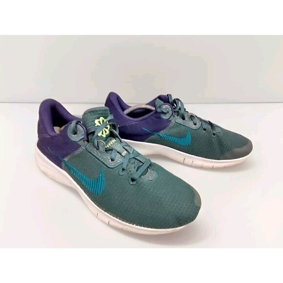 Nike Flex Experience Run 11 Running Shoes Mens 11.5 Black Purple Teal DD9284-301 - Picture 1 of 15